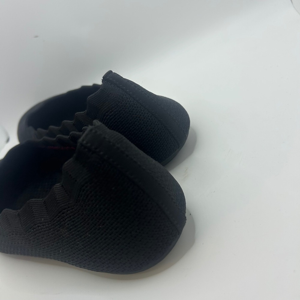 Skechers Cleo 2.0 Love Spell Black Knit Scalloped Ballet Flat Wide Fit 158343W 9 - Picture 6 of 9